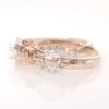 0.45 CT. T.W. Diamond Frame Collar Engagement Ring in 10K Rose Gold