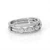 Convertibilities 0.37 CT. T.W. Diamond Station Three-in-One Ring in Sterling Silver