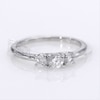 0.45 CT. T.W. Diamond Three Stone Engagement Ring in 10K Gold