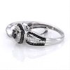 0.69 CT. T.W. Enhanced Black and White Diamond Double Frame Bridal Set in 10K White Gold