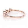 0.085 CT. T.W. Diamond Zig-Zag Stackable Band in 10K Rose Gold