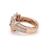 1.95 CT. T.W. Composite Diamond Cushion Frame Bridal Set in 10K Rose Gold