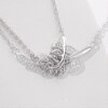 0.067 CT. T.W. Diamond Vine Necklace in Sterling Silver