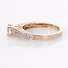 0.58 CT. T.W. Diamond Art Deco Engagement Ring in 10K Rose Gold