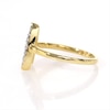 0.23 CT. T.W. Diamond Linear Marquise and Bar Open Shank Ring in 10K Gold