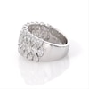 Vera Wang Love Collection 2.95 CT. T.W. Certified Diamond Multi-Row Band in 14K White Gold (I/SI2)