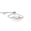 Oval Lab-Created Opal and White Sapphire Tri-Sides Bolo Bracelet in Sterling Silver - 9.5"