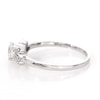 0.37 CT. T.W. Diamond Petal Tri-Sides Engagement Ring in 10K Gold