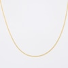 Adjustable 1.1mm Diamond-Cut Wheat Chain Necklace in Solid 14K Gold - 22"