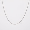 1.4mm Diamond-Cut Sparkle Chain Necklace in Solid 10K White Gold - 20"