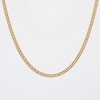 Men's 3.0mm Diamond-Cut Curb Chain Necklace in Hollow 14K Two-Tone Gold - 20"