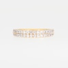 CT. T.W. Diamond Double Row Anniversary Band in 10K Gold