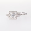 0.95 CT. T.W. Square-Shaped Multi-Diamond Bridal Set in 10K Gold