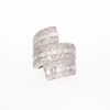 3.00 CT. T.W. Diamond Bypass Multi-Row Ring in 10K White Gold