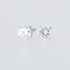 1.20 CT. T.W. Diamond Solitaire Stud Earrings in 14K White Gold (J/I3)