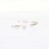 0.145 CT. T.W. Diamond Graduated Slant Bypass Anniversary Band in 10K Gold