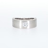 TRUE Lab-Created Diamonds by Vera Wang Love Men's 0.95 CT. T.W. Solitaire Wedding Band in 14K White Gold (F/SV2)