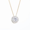 Trouvaille Collection CT. T.W. DeBeers®-Graded Diamond Frame Pendant in 14K Gold (F/I1