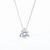 Trouvaille Collection CT. DeBeers®-Graded Diamond Solitaire Pendant in 14K Gold (F/I1