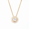 CT. T.W. Diamond Frame Pendant in 10K Gold