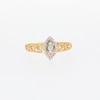 0.20 CT. T.W. Marquise-Shaped Multi-Diamond Frame Promise Ring in 10K Gold