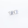 CT. T.W. Diamond Solitaire Stud Earrings in 14K White Gold