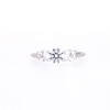 1.50 CT. T.W. Diamond Past Present Future® Engagement Ring in 14K White Gold