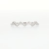 0.07 CT. T.W. Diamond Zig-Zag Band in 10K White Gold