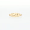 Graduating Ribbed Ring in 14K Gold