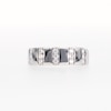 CT. T.W. Diamond Trio Linear Row Band in 10K Gold