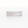 CT. T.W. Diamond Edge Herringbone Band in 10K Gold