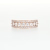 0.95 CT. T.W. Diamond Edge Band in 10K Rose Gold