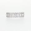 0.95 CT. T.W. Diamond Scallop Edge Band in 10K Gold