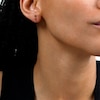 Bamboo Stick Stud Earrings in 10K Gold