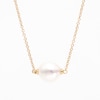 10.0mm Baroque Freshwater Cultured Pearl Necklace in 10K Gold