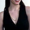 5.5mm Glitter Rope Chain Necklace in Solid 10K Gold - 24"