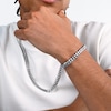 Men's Polished and Satin 3.5mm Reversible Curb Chain Bracelet and Necklace Set in Solid Stainless Steel