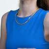 2.35mm Herringbone Chain Necklace in Solid 14K Gold - 18"