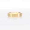 Men's 7.0mm Bevel Edge Satin Finish Band in 18K Gold - Size 10