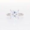 CT. Certified Princess-Cut Lab-Created Diamond Solitaire Engagement Ring in 14K White Gold (F/SI2