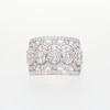 1.45 CT. T.W. Oval Multi-Diamond Edge Wide Band in 10K Gold