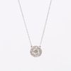 CT. Diamond Solitaire Pendant in 10K White Gold (J/I3