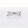 Circle of Gratitude® Collection 0.20 CT. T.W. Diamond Multi-Row Orbit Ring in Sterling Silver