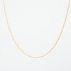 1.5mm Paper Clip Chain Necklace in Solid 10K Gold - 18"