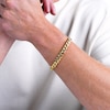 Men's 9.2mm Cuban Curb Link Bracelet in Semi-Solid 10K Gold - 8.5"