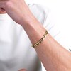 Men's 7.0mm Mariner Link Chain Bracelet in Hollow 10K Gold - 8.5"