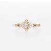 0.45 CT. T.W. Marquise Diamond Framed Twist Shank Engagement Ring in 10K Gold (I/I2)