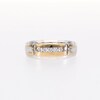 Men's 0.20 CT. T.W. Canadian Certified Diamond Five Stone Band in 14K Two-Tone Gold (I/I1)