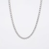 5.00 CT. T.W. Certified Diamond Tennis Necklace in 18K White Gold (I/SI2)