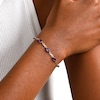 Marquise Amethyst Alternating Infinity Line Bracelet in 10K Gold - 7.25"